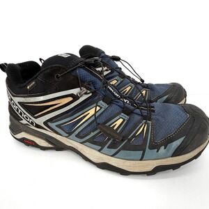 Salomon XA Pro 3D Ultra GTX Men's Size 10 Blue‎ Black Gore-Tex Trail Shoes